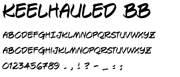 Keelhauled BB font